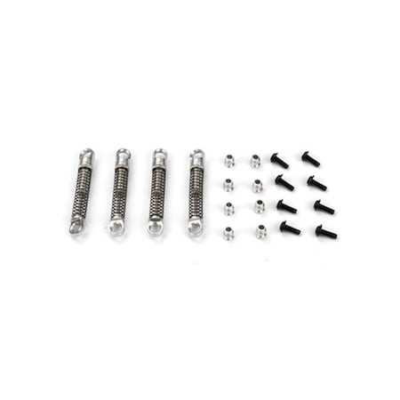 Carisma Carisma CIS16087 Aluminum Oil-Filled Shock Set; MSA-1E - 4 Piece CIS16087